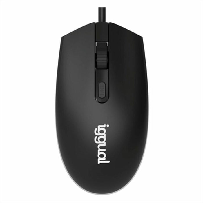 Mouse iggual IGG317624 Alb Negru
