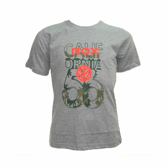 Tricou cu Mânecă Scurtă Bărbați Rox California 56 Gri deschis
