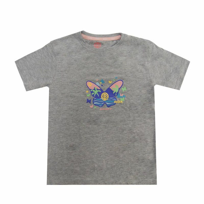 Tricou cu Mânecă Scurtă pentru Copii Rox Butterfly Gri deschis