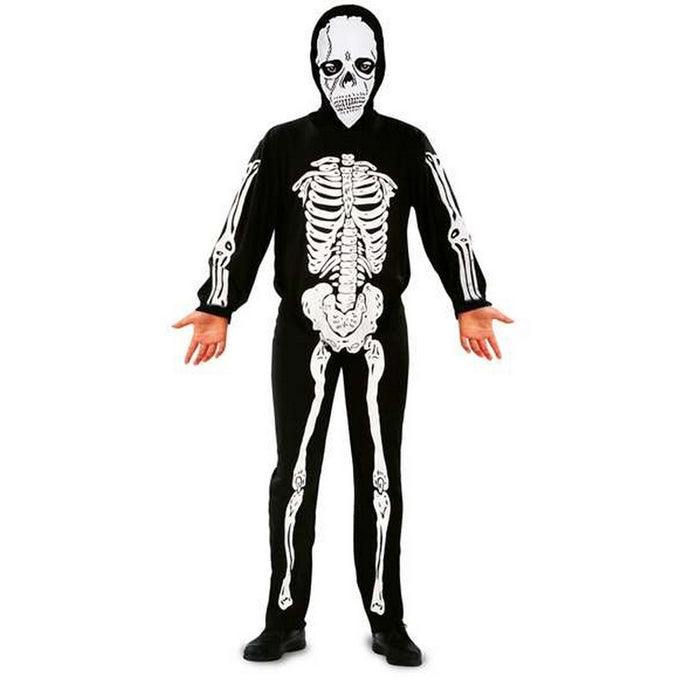 Costum Deghizare pentru Copii My Other Me 7-9 Ani Schelet Negru (2 Piese)