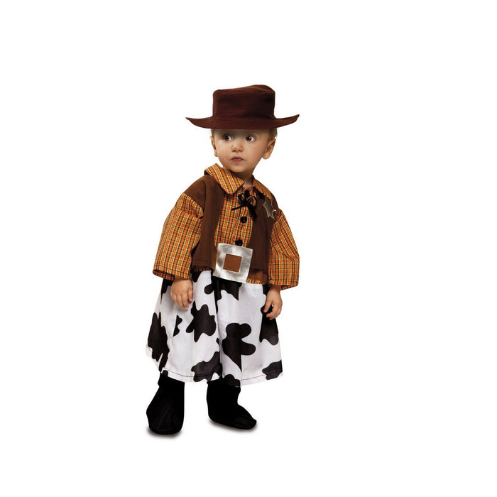 Costum Deghizare pentru Bebeluși My Other Me 7-12 Luni Cowboy Negru (3 Piese)
