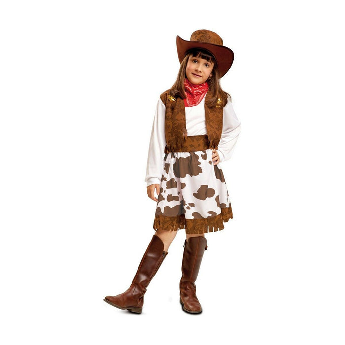 Costum Deghizare pentru Copii My Other Me Cowgirl 5-6 Ani (4 Piese)