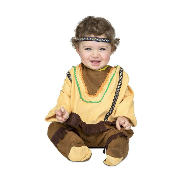 Costum Deghizare pentru Bebeluși My Other Me Maro Indian american (2 Piese)