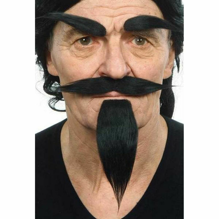 Păr facial fals My Other Me Negru Mărime unică