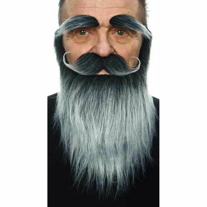 Păr facial fals My Other Me Gri Mărime unică