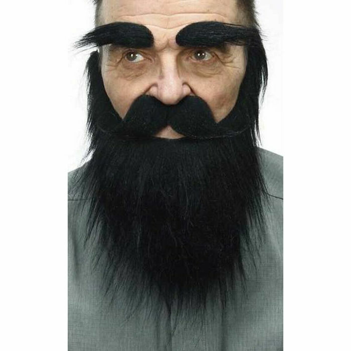 Păr facial fals My Other Me Negru Mărime unică