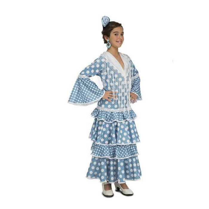 Costum My Other Me Guadalquivir Albastru Dansatoare de Flamenco