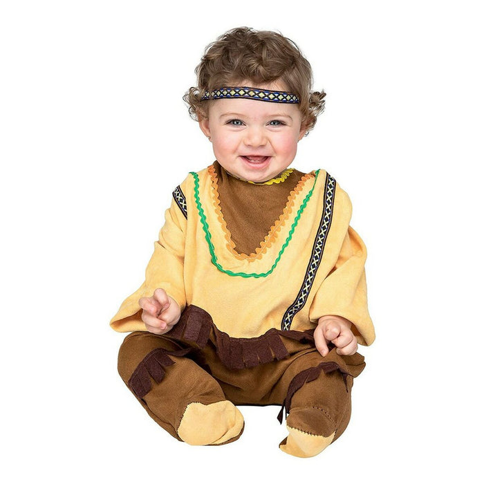 Costum Deghizare pentru Bebeluși My Other Me 203287 Indian american 0-6 Luni