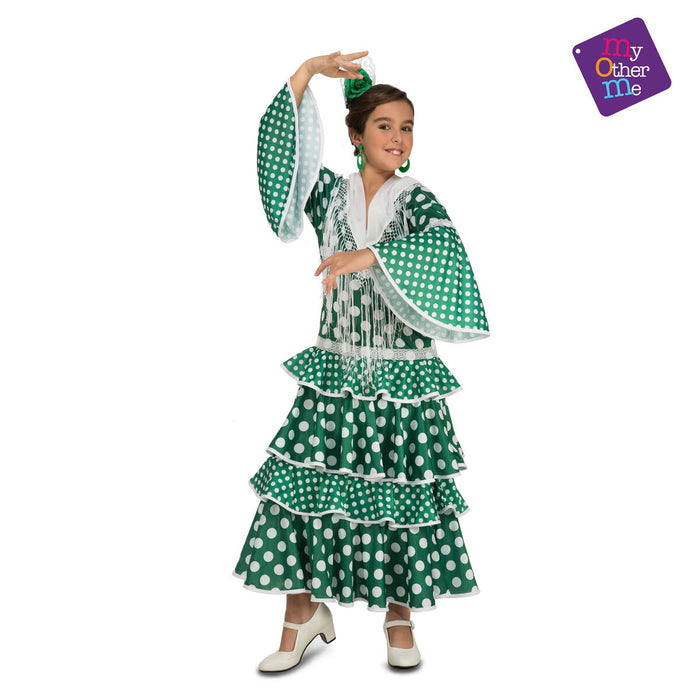 Costum Deghizare pentru Copii My Other Me Giralda Dansatoare de Flamenco Verde