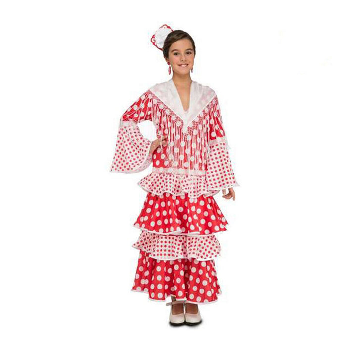 Costum My Other Me Rocío Roșu Dansatoare de Flamenco