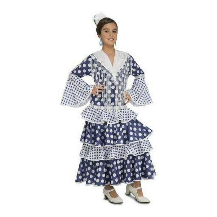 Costum My Other Me Soleá Albastru Dansatoare de Flamenco