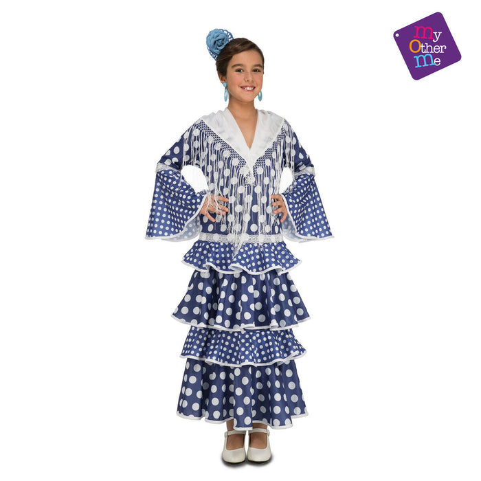 Costum My Other Me Alvero Dansatoare de Flamenco Albastru