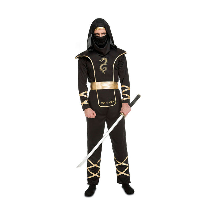 Costum Deghizare pentru Adulți My Other Me Negru Ninja (5 Piese)