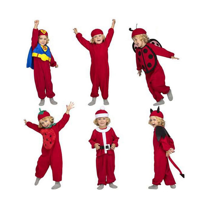Costum Deghizare pentru Copii My Other Me Quick 'N' Fun Roșu Negru Albastru