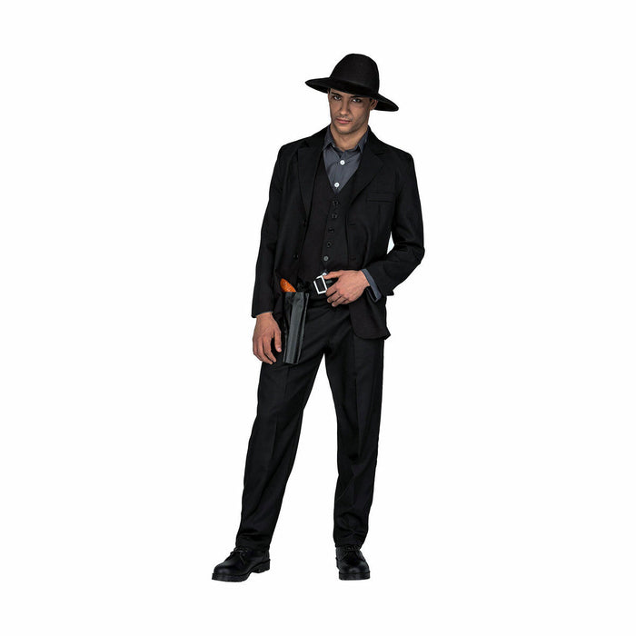 Costum Deghizare pentru Adulți My Other Me Negru M/L Pistolar (5 Piese)