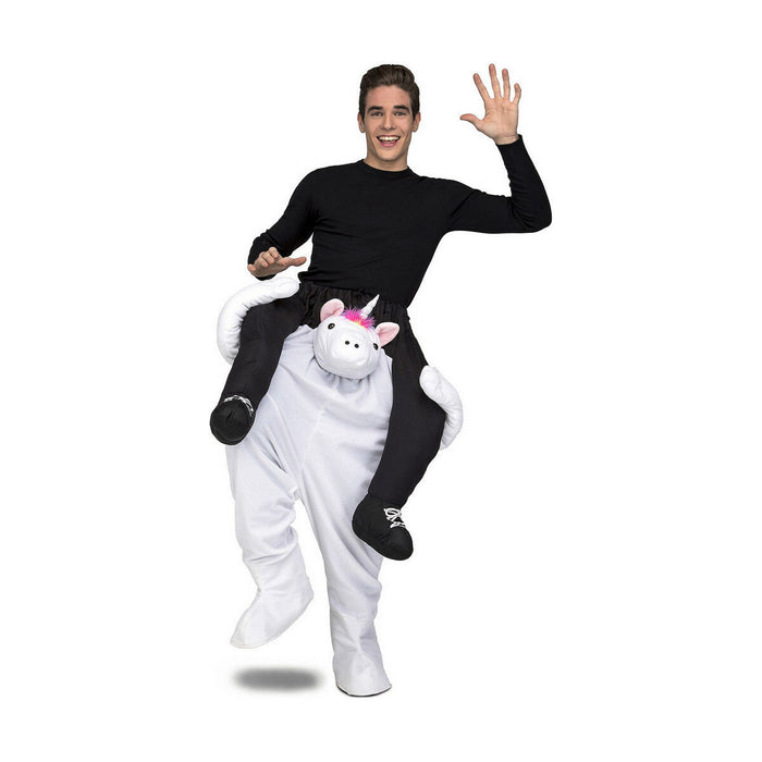 Costum Deghizare pentru Adulți My Other Me Unicorn Alb Mărime unică