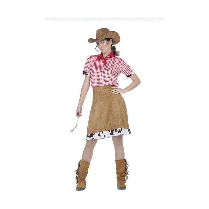 Costum Deghizare pentru Adulți My Other Me Cowgirl M/L (3 Piese)