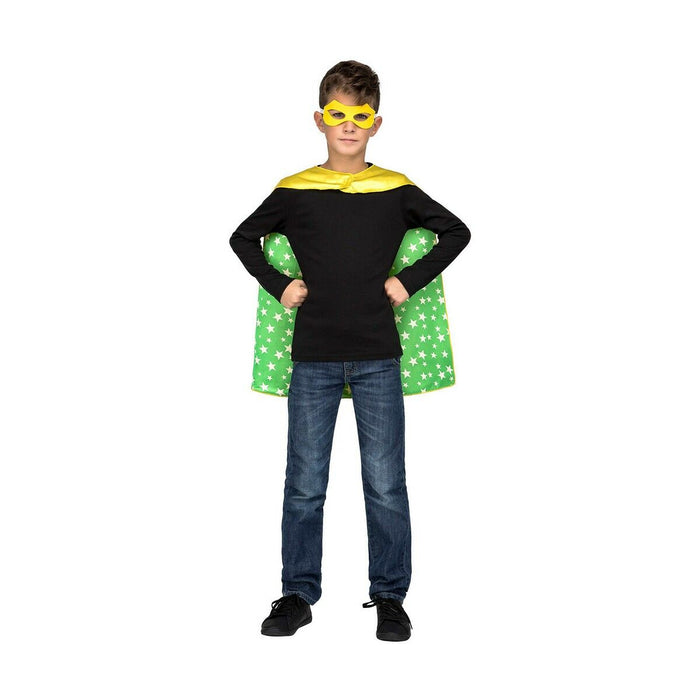 Costum Deghizare pentru Copii My Other Me Verde Galben Supererou 3-6 ani (2 Piese)