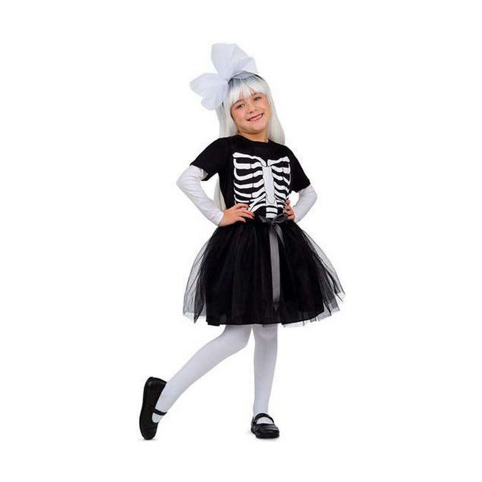 Costum Deghizare pentru Copii My Other Me Schelet Tutu Negru (3 Piese)