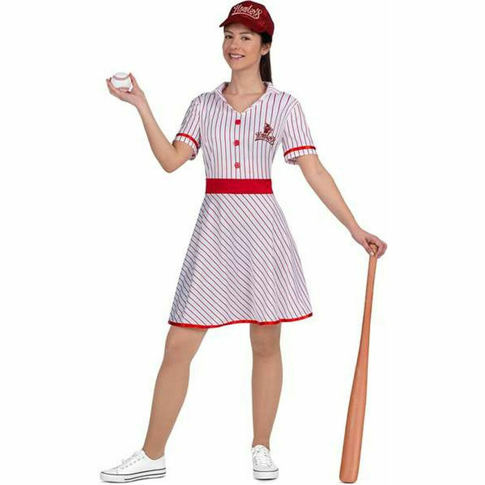 Costum Deghizare pentru Adulți My Other Me Baseball Vintage Roșu