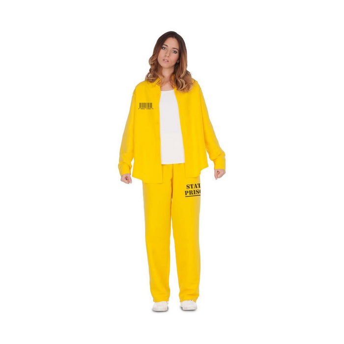 Costum Deghizare pentru Adulți My Other Me Femeie Deţinut Galben