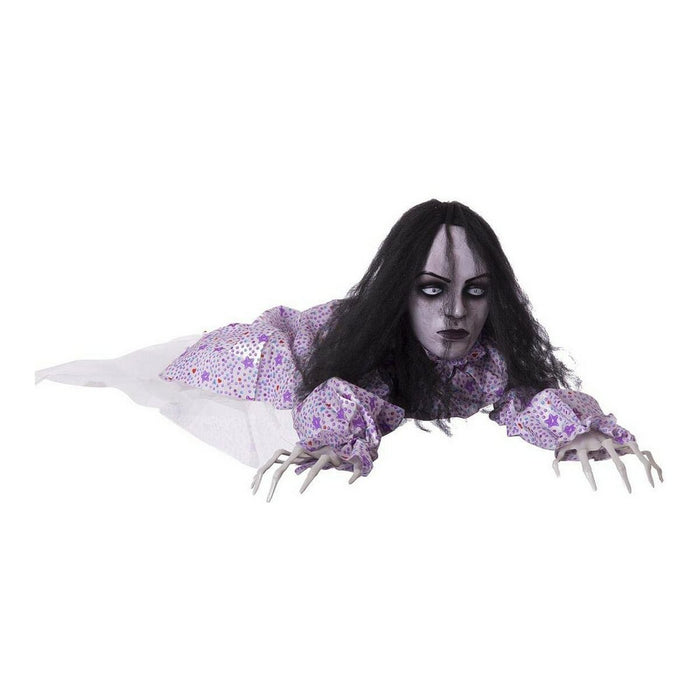 Decorațiune pentru Halloween My Other Me Zombie Girl Crawling Lumini Mişcare cu sunet (30 x 20 x 160 cm)