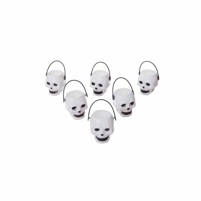 Decorațiune pentru Halloween My Other Me Mini Cranii 6 x 5 x 5 cm Set 6 Piese