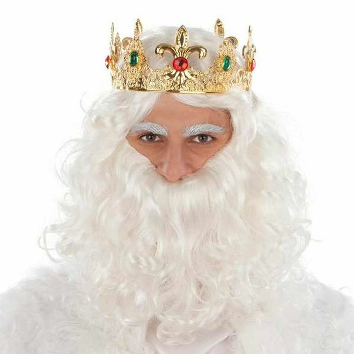 Barbă falsă My Other Me Alb Metal