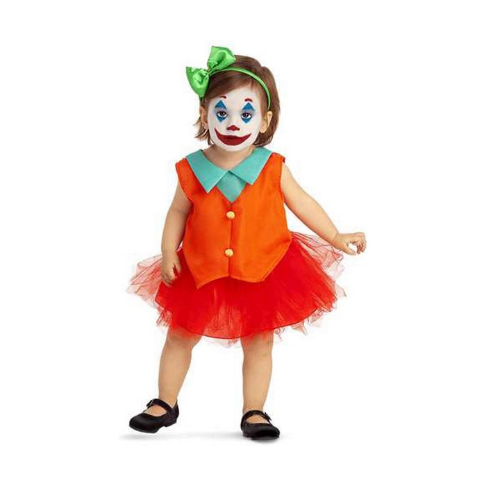 Costum Deghizare pentru Bebeluși My Other Me Joker Portocaliu (3 Piese)