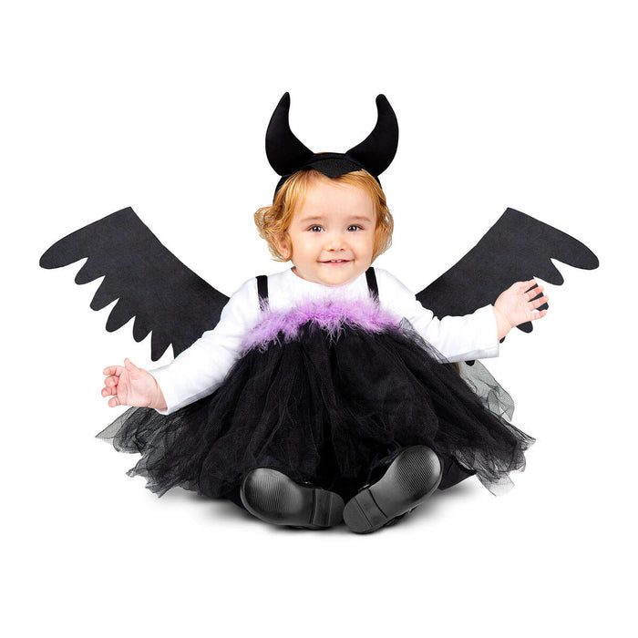 Costum Deghizare pentru Bebeluși My Other Me Negru Drac (3 Piese) Maleficent