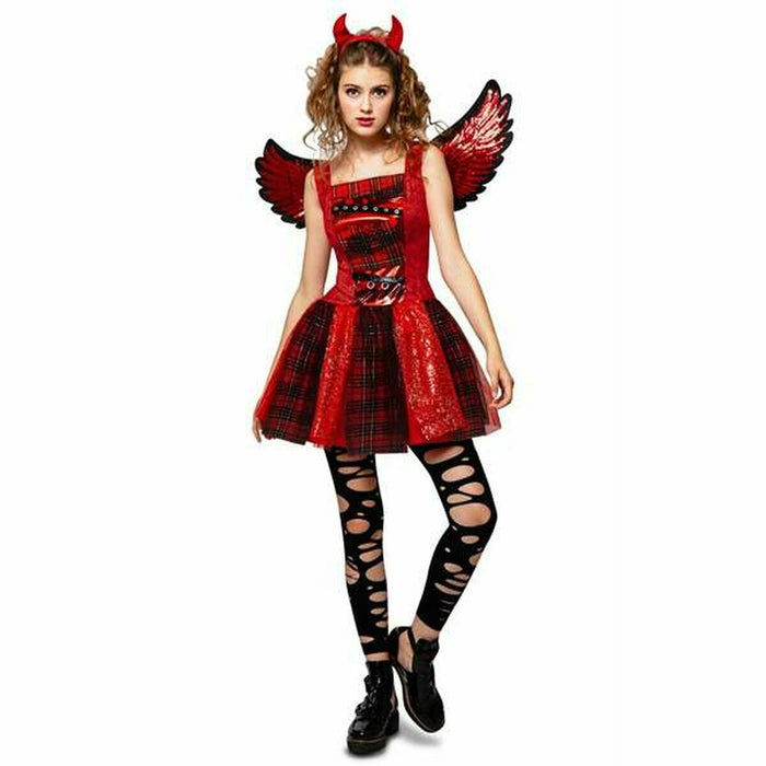 Costum Deghizare pentru Adulți My Other Me Diavoliță Roșu Intens Roșu (3 Piese)