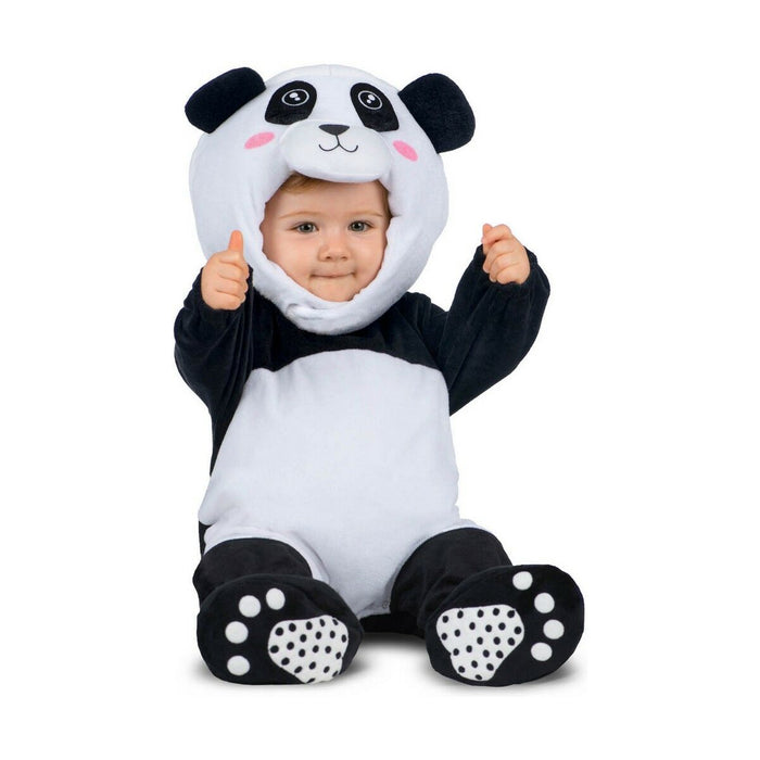 Costum Deghizare pentru Bebeluși My Other Me Negru Alb Panda (4 Piese)