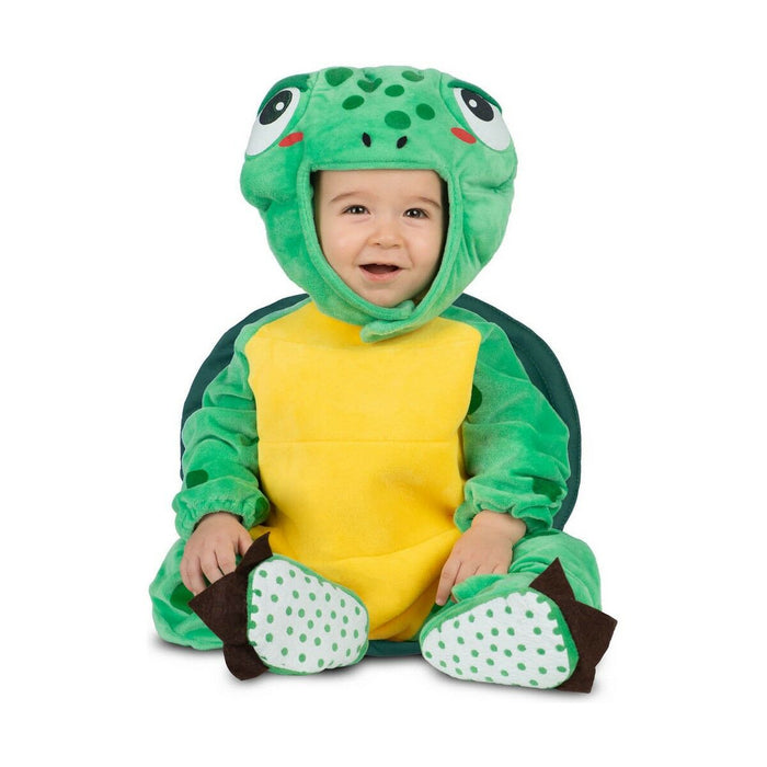 Costum Deghizare pentru Bebeluși My Other Me Verde Galben Broască țestoasă (4 Piese)