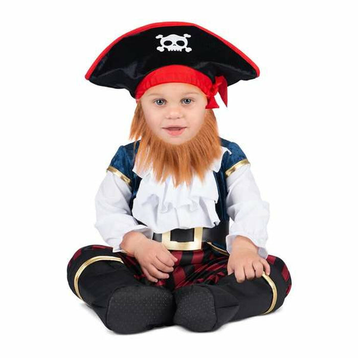 Costum Deghizare pentru Bebeluși My Other Me Pirat 4 Piese Negru