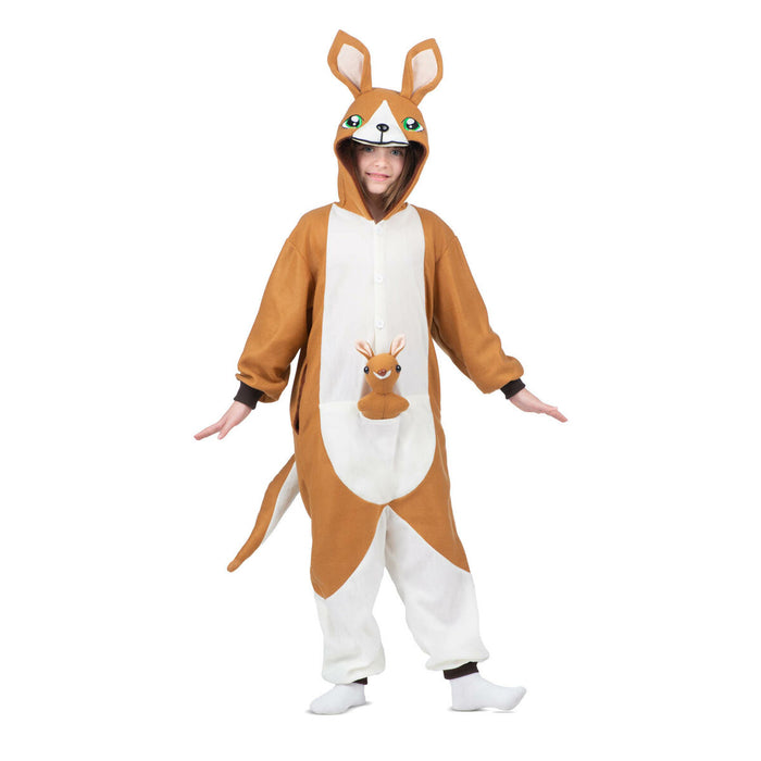 Costum Deghizare pentru Copii My Other Me Cangur Alb Maro Mărime unică (3 Piese)