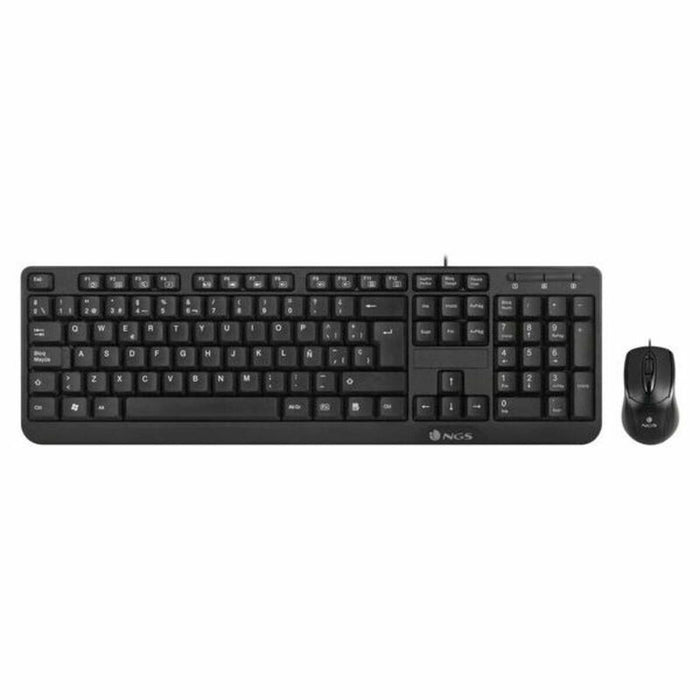 Tastatură și Mouse Optic NGS Cocoa Kit COCOAKIT QWERTY