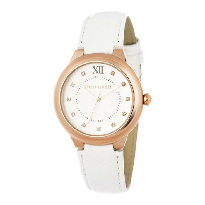 Ceas Damă Devota & Lomba DL006W-03WHITE (Ø 35 mm)