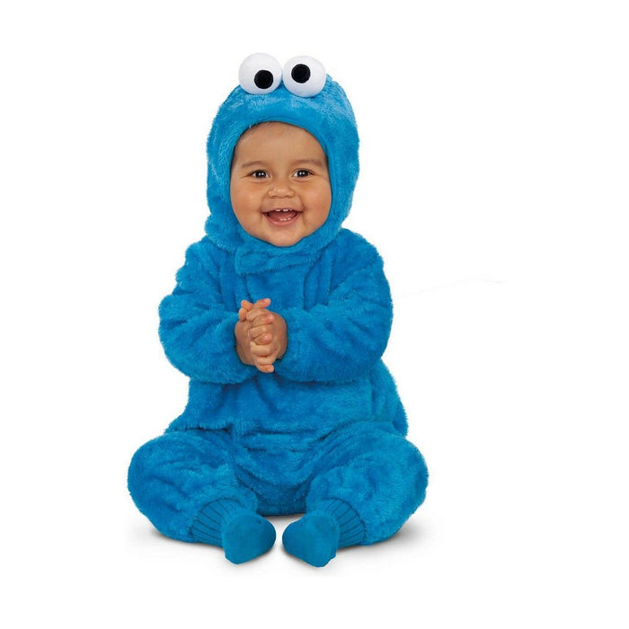 Costum Deghizare pentru Bebeluși My Other Me Cookie Monster Sesame Street (2 Piese)