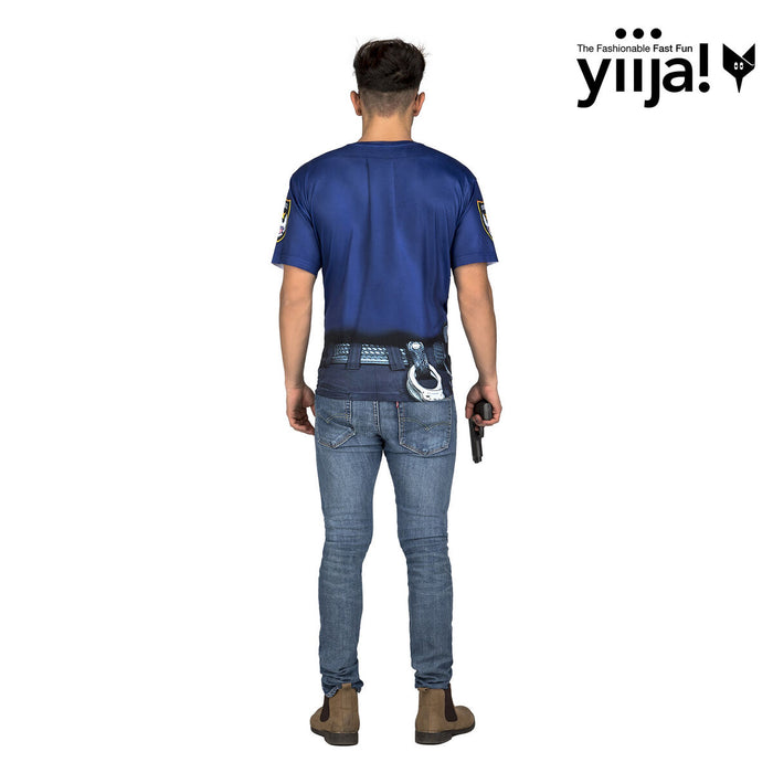Costum Deghizare pentru Adulți My Other Me Polițist Musculos Tricou