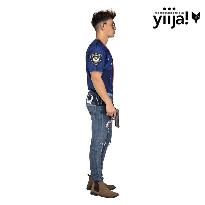 Costum Deghizare pentru Adulți My Other Me Polițist Musculos Tricou
