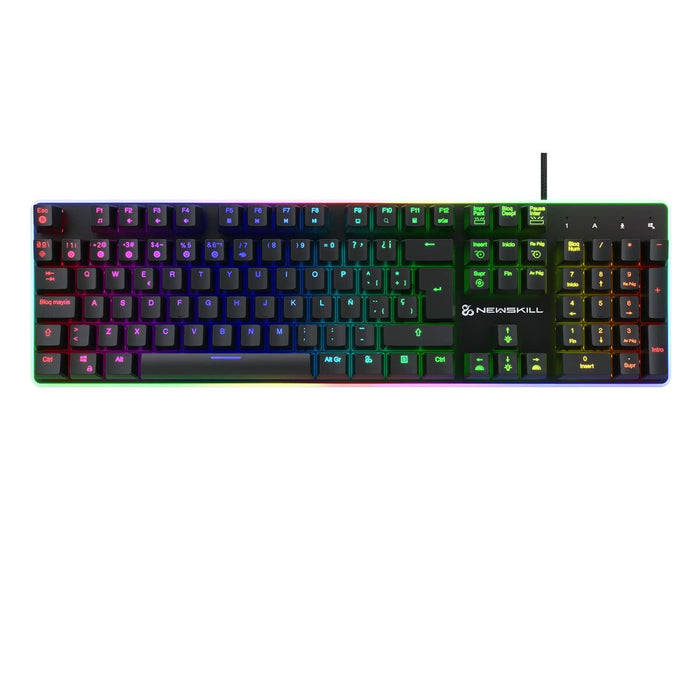 Tastatură Gaming Newskill Gungnyr Pro Negru LED RGB Qwerty Spaniolă