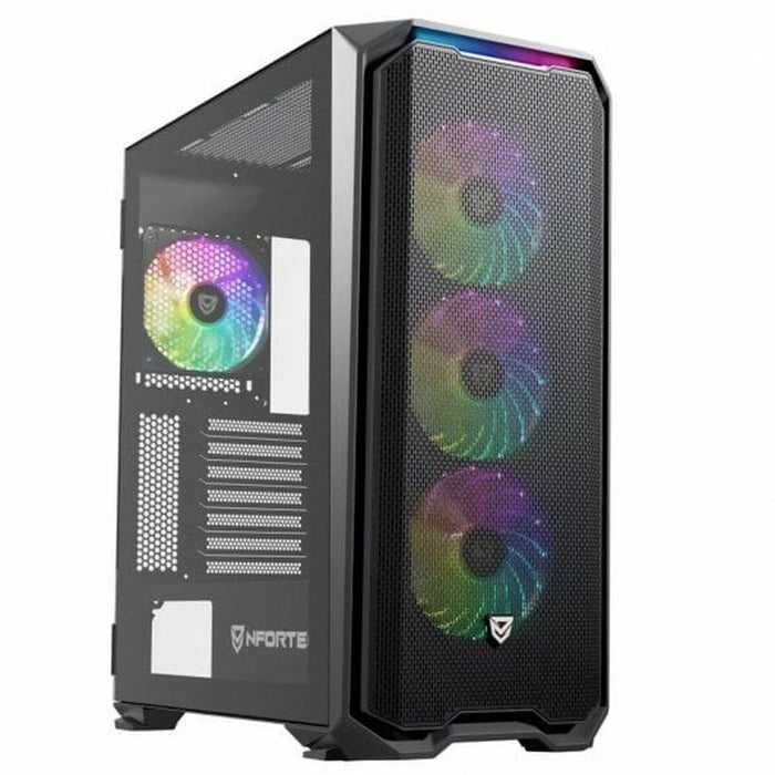 Unitate Semi-tower ATX Nfortec Krater X Negru