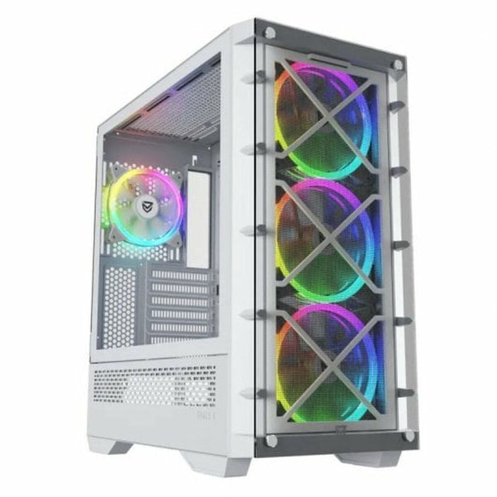 Unitate Semi-tower ATX Nfortec Draco X White Alb
