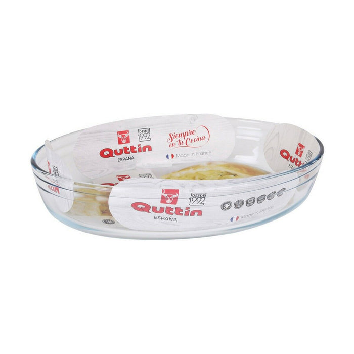 Platou pentru Servire Quttin Quttin 30,1 x 20,9 x 6,3 cm Sticlă