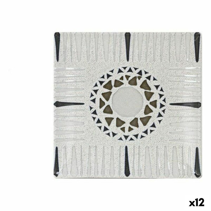Farfurie pentru desert La Mediterránea Barroc 18 x 18 x 2 cm (12 Unități) (18 cm)