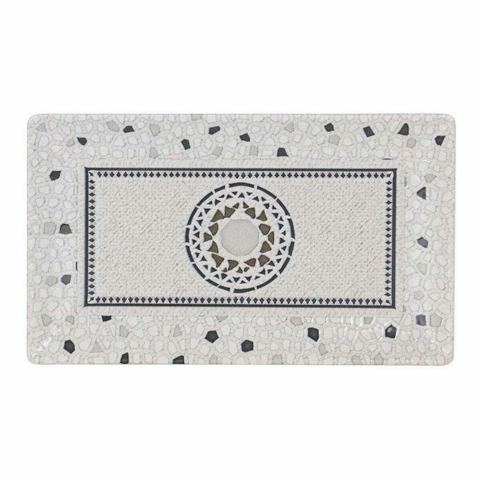 Platou pentru Servire La Mediterránea Barroc Dreptunghiular 25 x 15 x 2 cm (18 Unități)