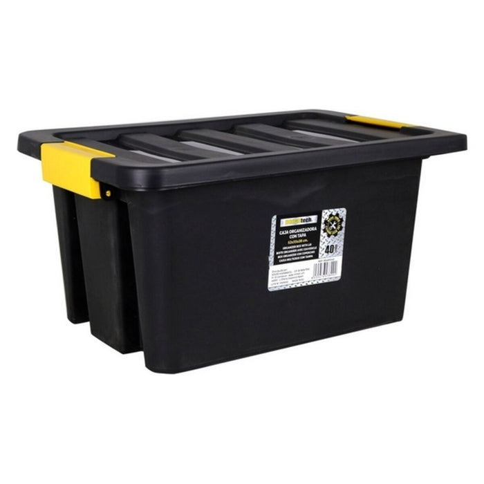 Cutie de depozitare cu capac Brico 40 L Negru