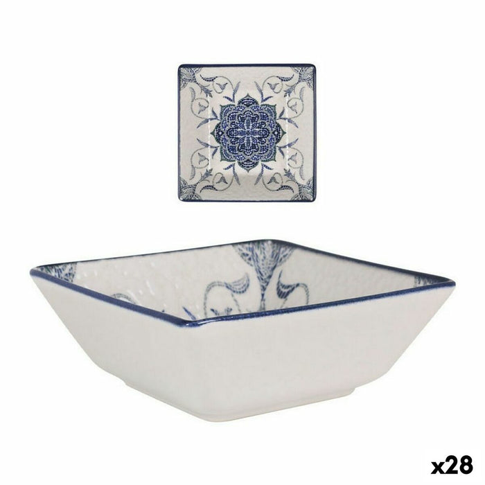 Bol La Mediterránea Rosetta Porțelan 13 x 13 x 5 cm (28 Unități)