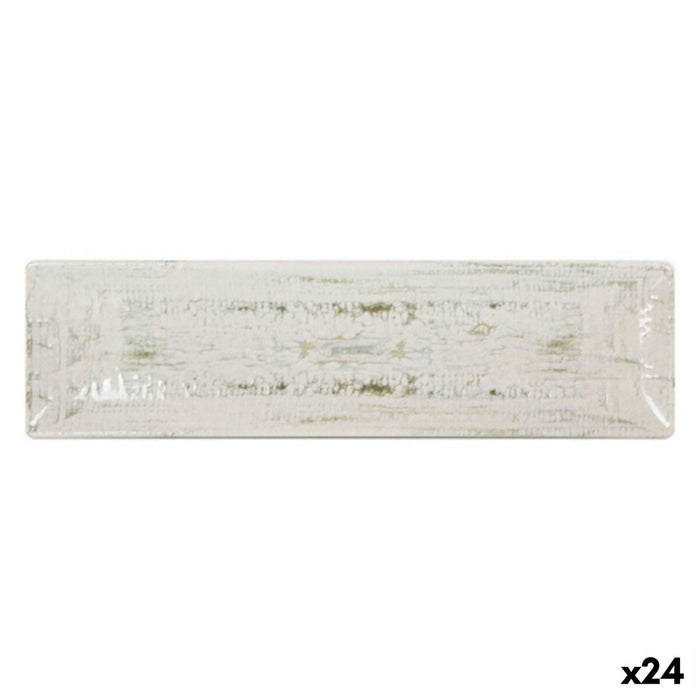 Platou pentru Servire La Mediterránea Idris Dreptunghiular 30 x 8 x 2cm (24 Unități)