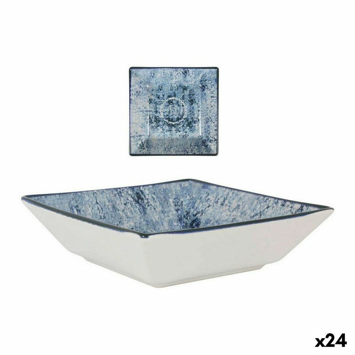 Bol La Mediterránea Electra Porțelan 18 x 18 x 5 cm (24 Unități)
